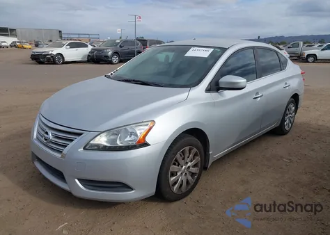 2014 Nissan Sentra Sv z USA, uszkodzony, nr VIN 1N4AB7AP6EN855515
